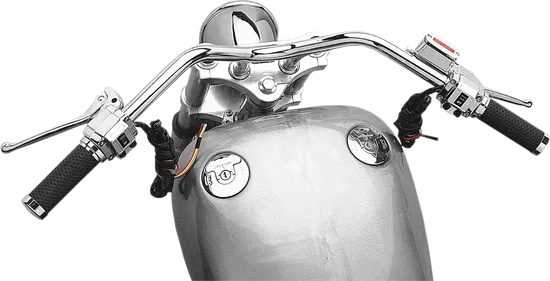 DS Chrome Brake Master Cylinder Handlebar Control Kit w Switches