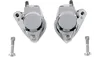 Drag Specialties Chrome Left Right Front Brake Caliper Pair Dual Disc