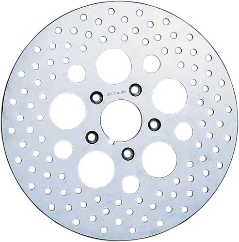 DS 11.5 Rear Brake Rotor Disc Drilled Polished Stainless Steel