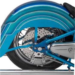 DS 11.5 Rear Brake Rotor Disc Drilled Polished Stainless Steel