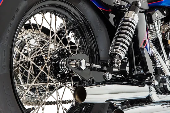 DS 16in Chrome Stainless Steel Front Drop Center Spoke Set