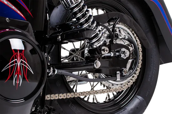 DS 16in Chrome Stainless Steel Front Drop Center Spoke Set