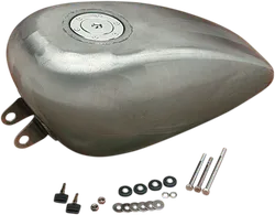 DS Raw Steel Aero Cap Gas Fuel Petrol Tank 3.3 Gal