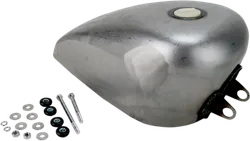 DS Raw Steel Rubber Mount Gas Tank Screw Cap 2.25G