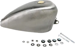 DS Raw Steel King Gas Fuel Petrol Tank 2.9G Single Cap