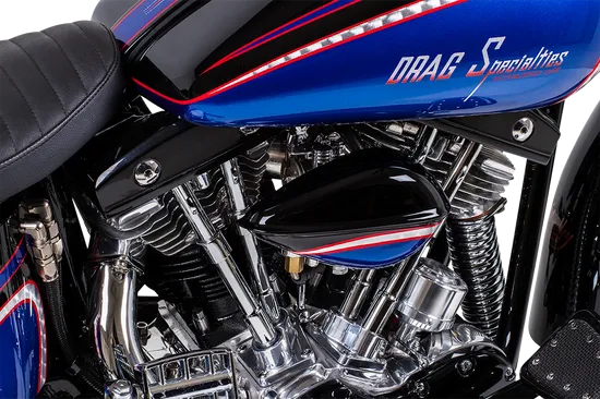 DS Raw Steel Fat Bob Gas Fuel Petrol Tank 3.5G Twist Cap