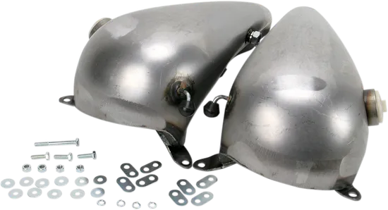 DS Raw Steel Fat Bob Gas Fuel Petrol Tank 3.5G Twist Cap