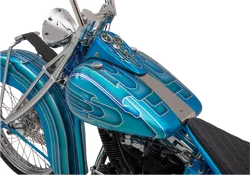 DS Raw Steel Fat Bob Gas Fuel Petrol Tank 5G Screw Cap