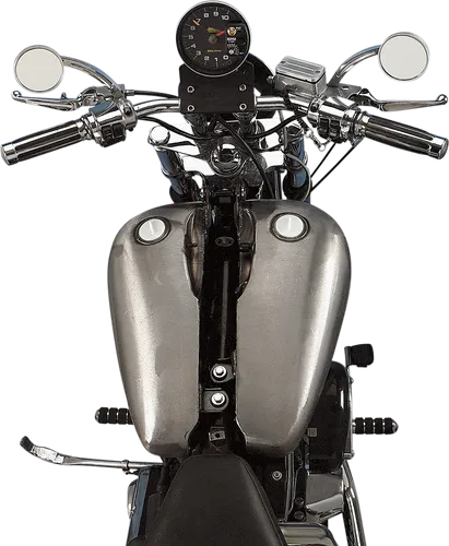 DS Raw Steel Flatside Fat Bob Gas Petrol Fuel Tank 5G