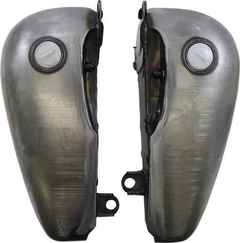 DS Raw Steel Flatside Fat Bob Gas Petrol Fuel Tank 5G