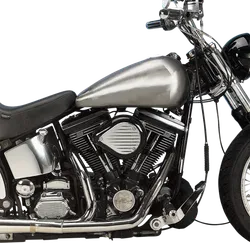 DS Raw Steel Flatside Fat Bob Gas Petrol Fuel Tank 5G