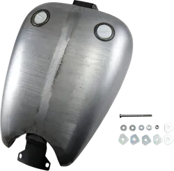 DS Raw Steel Smooth 2in Extended Gas Petrol Fuel Tank