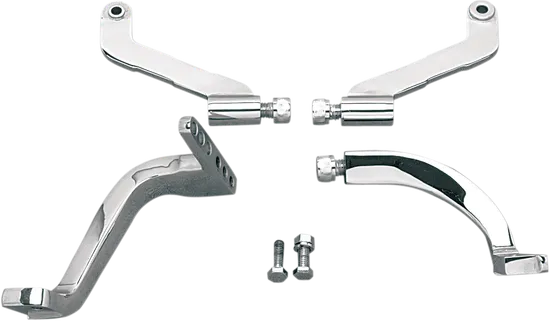 DS Chrome Driver Floorboard Mounting Bracket Kit