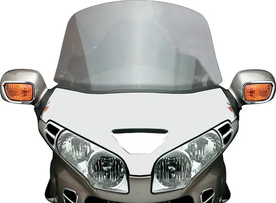 Parts Unlimited Chrome Windshield Accent Panel