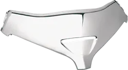 Parts Unlimited Chrome Windshield Accent Panel