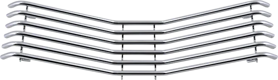 Parts Unlimited Chrome Steel Radiator Grill Guard