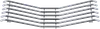Parts Unlimited Chrome Steel Radiator Grill Guard