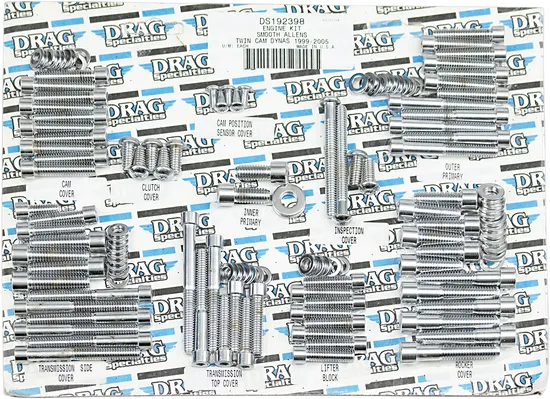 DS Chrome Socket Head Engine Case Bolt Set