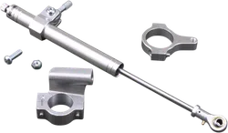 DS Satin Chrome Steering Damper Stabilzer Dampener Kit