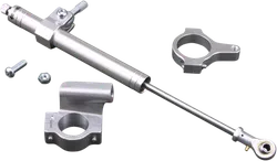 DS Satin Chrome Steering Damper Stabilzer Dampener Kit