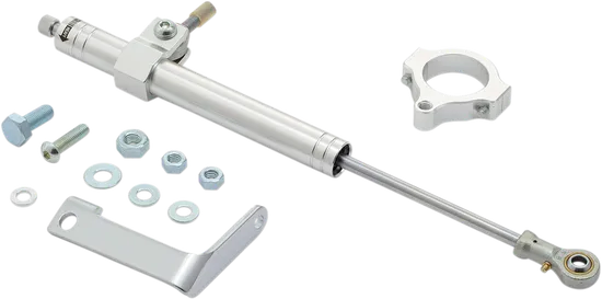 DS Satin Chrome Steering Damper Stabilzer Dampener Kit