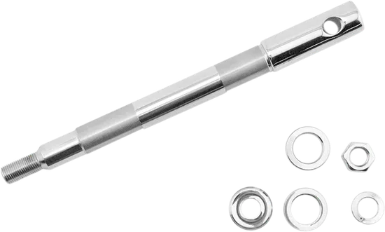 Drag Specialties Chrome Front Wheel Axle Kit 1