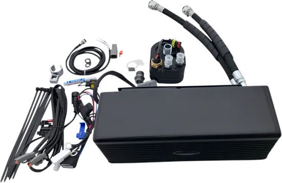 UC Under Regulator Mount Engine Oil Cooler Kit Gloss Black