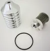 Harddrive Chrome Billet Reusable Oil Filters