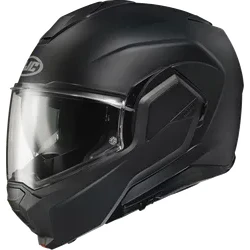 HJC Adult Unisex i100 Solid Modular Helmet Modular L Black Satin