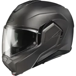 HJC Adult Unisex i100 Solid Modular Helmet Modular 2XL Gray
