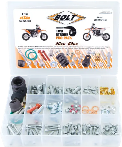 Bolt KTM 50 65cc Pro Pack Hardware Kit