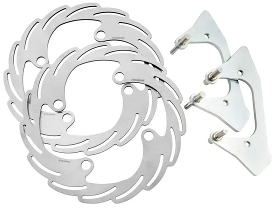 Streamline Oversize Front Brake Rotors Kit Pair 270mm Stainless 2