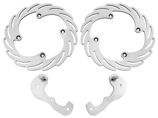 Streamline Oversize Front Brake Rotors Kit Pair 270mm Stainless