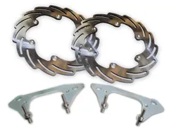 Streamline Oversize Front Brake Rotors Kit Pair 270mm Stainless