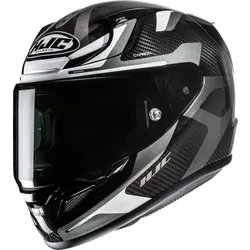 HJC Adult Unisex RPHA 12 Carbon Xentra Helmet Full Face XS Gray White Black