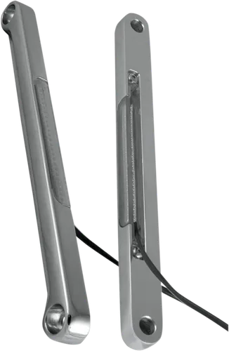 Alloy Art Chrome Front Turn Signal Lights w Clear Lens LED