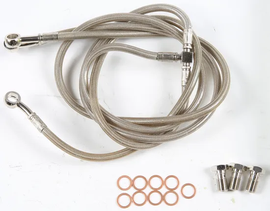Galfer +2 Stainless Steel Front Brake Line Kit