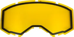 Fly Racing Yellow Adult Goggle Dual Lens w/o Vents