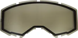 Fly Racing Gray Adult Goggle Dual Lens w/o Vents