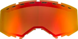 Fly Racing Brown Mirror Adult Goggle Dual Lens w/Vents