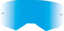 Fly Racing Blue Smoke Mirror Youth Zone/Focus Goggle Lens