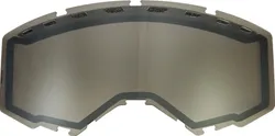 Fly Racing Silver Smoke Mirror Youth Goggle Dual Lens w/Vents