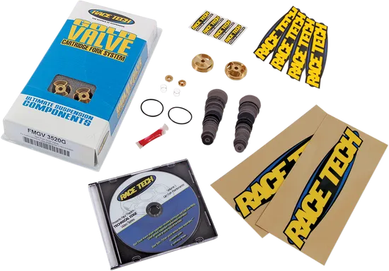 Race Tech G2R Gold Valve Fork Kit