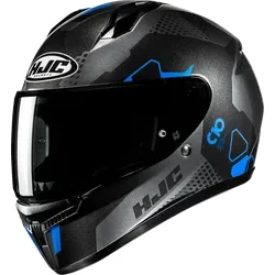 HJC Adult Youth Unisex C10 Aspa Helmet Full Face S Black Blue Gray