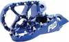 Flo Pro Series Footpegs Driver Foot Pegs Pair Blue