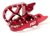 Flo Pro Series Footpegs Driver Foot Pegs Pair Red