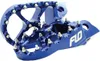 Flo Pro Series Footpegs Driver Foot Pegs Pair Blue