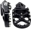 Flo Pro Series Footpegs Driver Foot Pegs Pair Black
