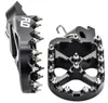 Flo Pro Series Footpegs Driver Foot Pegs Pair Black