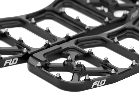 Flo V5 Moto Boards Floorboards Pair Black